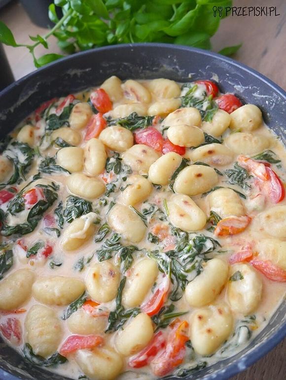 Gnocchi ze szpinakiem