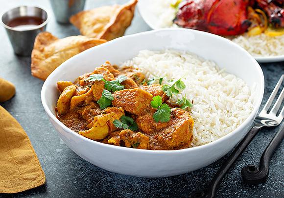 Kurczak w kremowym sosie curry