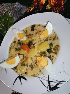 Zupa żurek na jogurcie naturalnym