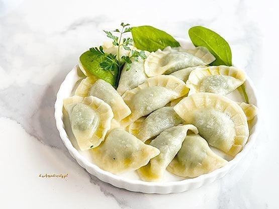 Pierogi ze Szpinakiem – wegetariański obiad