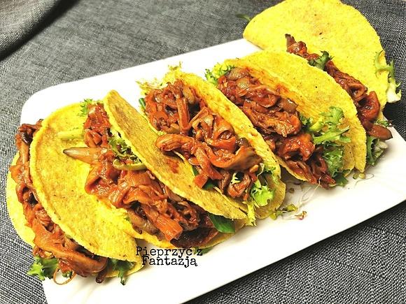 Tacos z boczniakami
