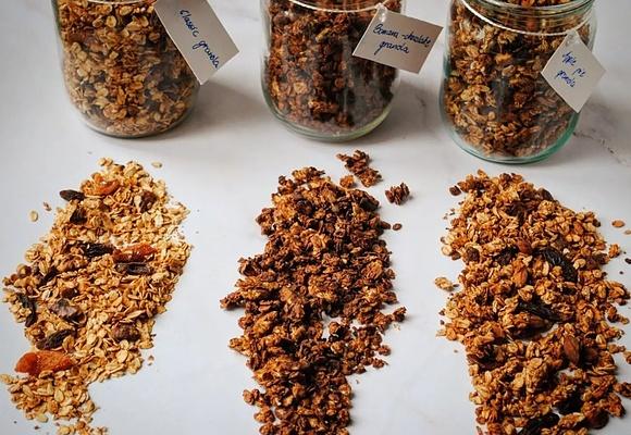 Domowa granola - trzy propozycje na idealne śniadanie