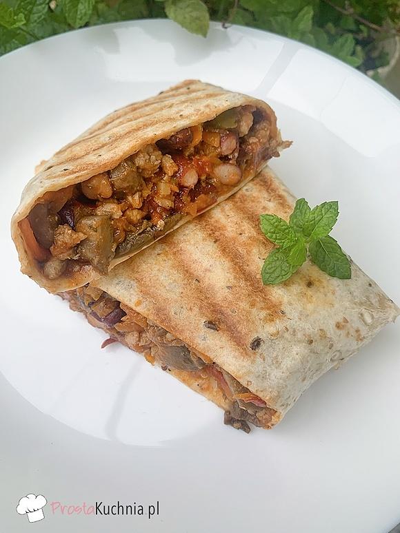Tortilla z mięsem mielonym