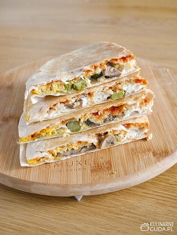 Quesadilla z jajkiem