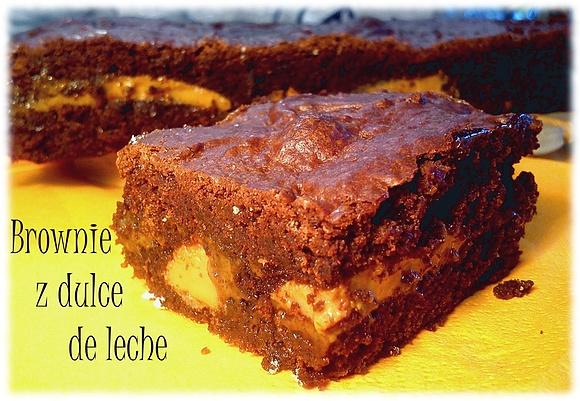 Brownie z dulce de leche