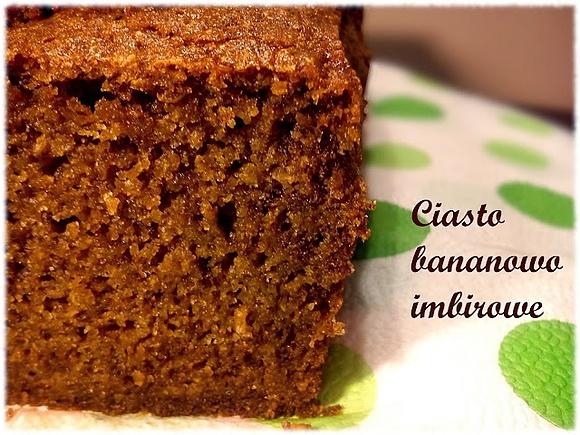 Ciasto bananowo-imbirowe