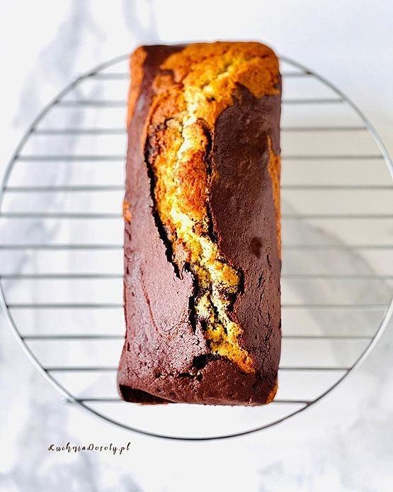 Błyskawiczna babka marmurkowa bez miksera