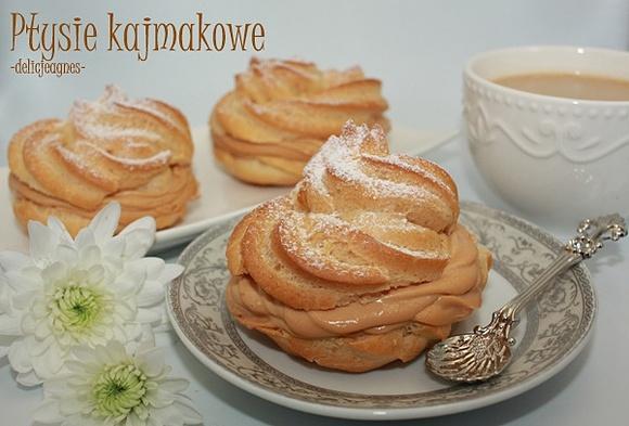 Ptysie z masą kajmakową