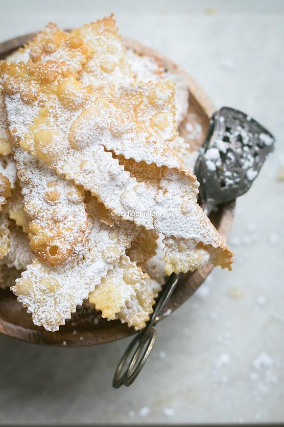 Chiacchiere albo rzymskie faworki
