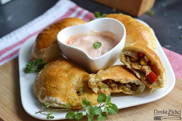 Pierogi kebabowe