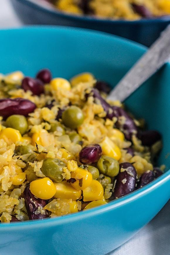 Risotto z kalafiora z warzywami