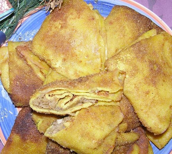 Naleśniki z farszem z kapusty i pieczarek