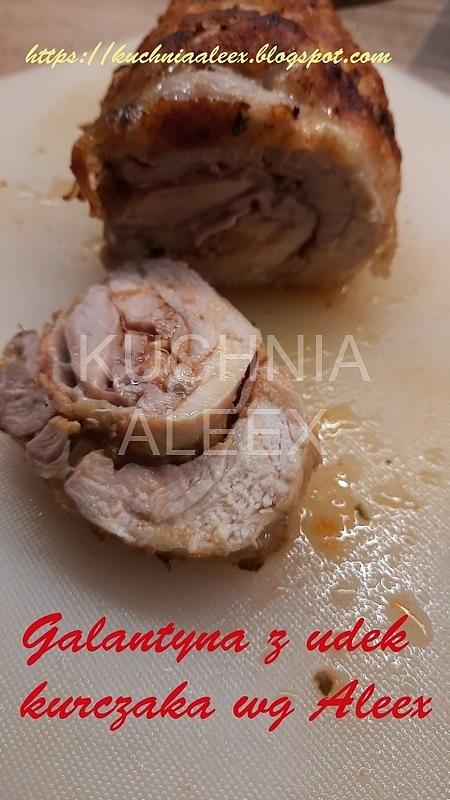 Galantyna z udek kurczaka wg Aleex