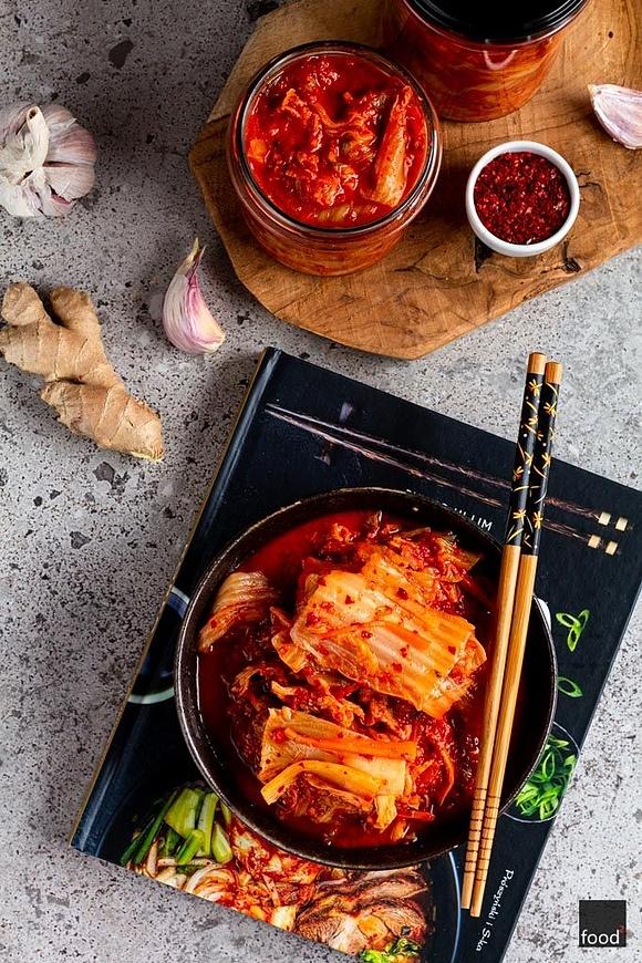 Baechu kimchi - koreańska kiszona kapusta