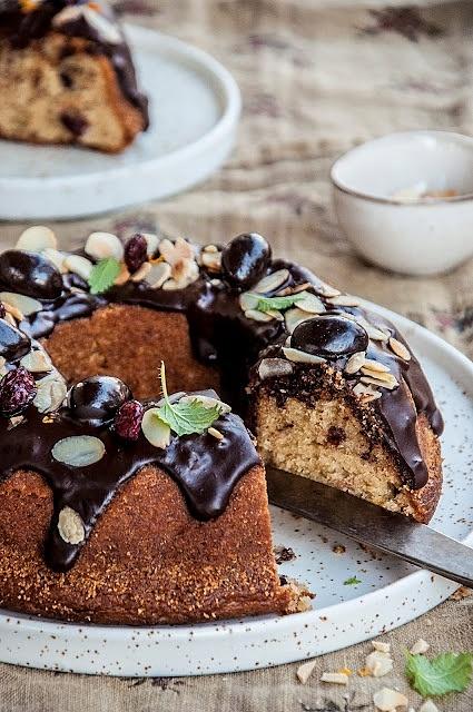 Majonezowa babka o smaku pomarańczowo-waniliowym z żurawiną