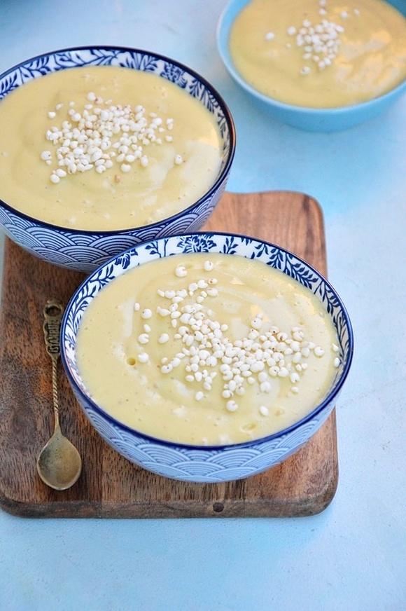 Budyń jaglany z mango
