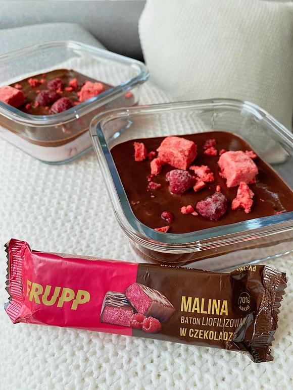 Deser jednoporcjowy frupp malina