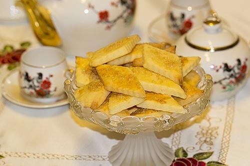 Ciasteczka maślane z mąki krupczatki i śmietanką