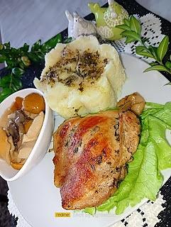 Udka drobiowe pieczone w maśle z przyprawami