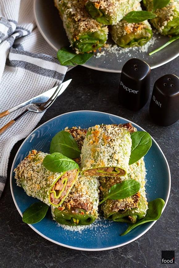 Krokiety z boczniakami kimchi i serem cheddar
