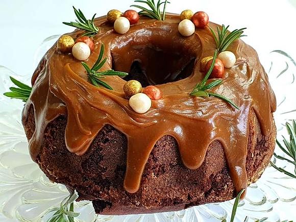 Kawowa babka wielkanocna