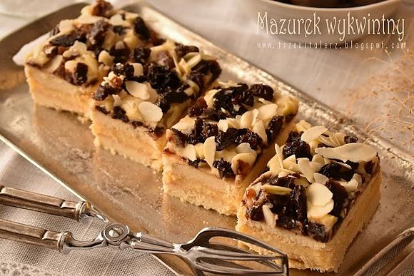 Wykwintny mazurek z kuchni podkarpackiej