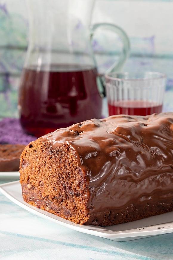 Babka czekoladowa z wiśniami