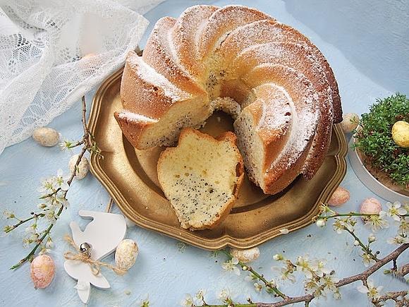 Babka cytrynowa z makiem