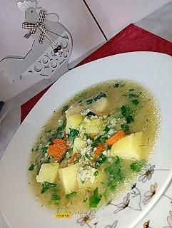 Zupa krupnik na kaszy jaglanej