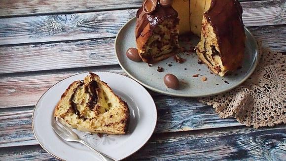 Babka pomarańczowa z czekoladą