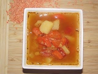 Zupa z czerwoną soczewicą