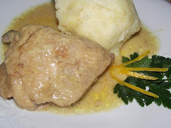 Kurze podudzia a'la creme