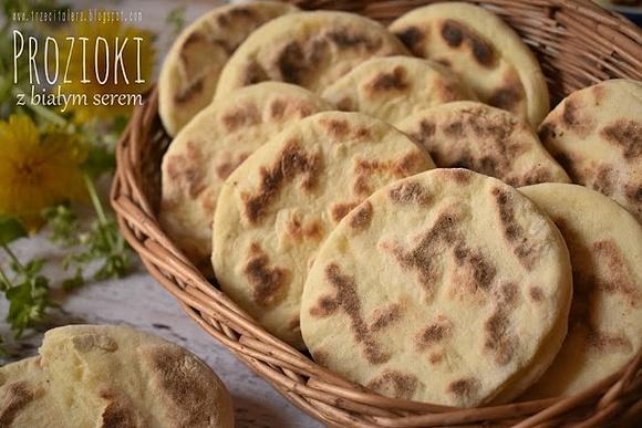 Prozioki z białym serem kuchnia podkarpacka