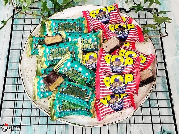 Cukierki popcorn chocolate i salted caramel od Vobro