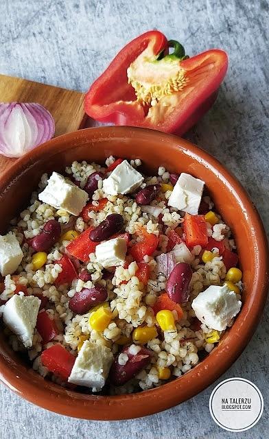Sałatka z kaszą bulgur