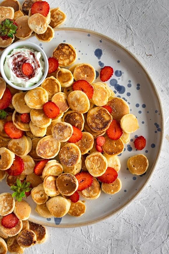 Mini pancakes na maślance