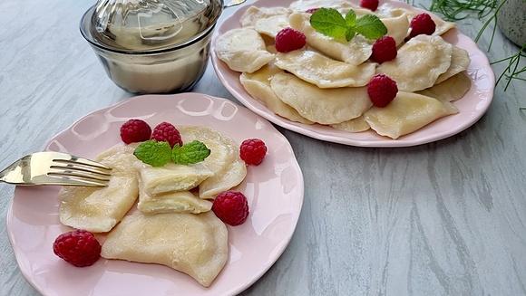 Pierogi z serem na słodko