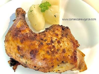 Pieczone ćwiartki z kurczaka