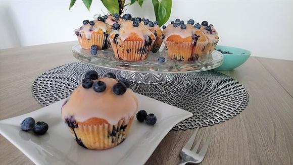 Muffiny z Borówkami