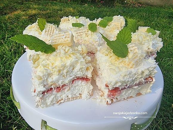 Kokosanka śmietankowa bez pieczenia