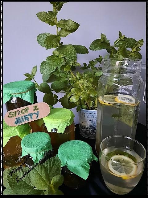 Syrop z mięty i cytryny