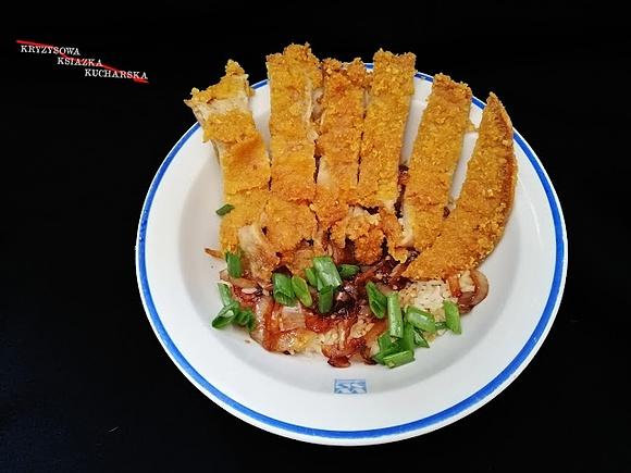 Boczniakowy katsudon