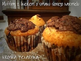 Muffiny z likierem o smaku słonego karmelu