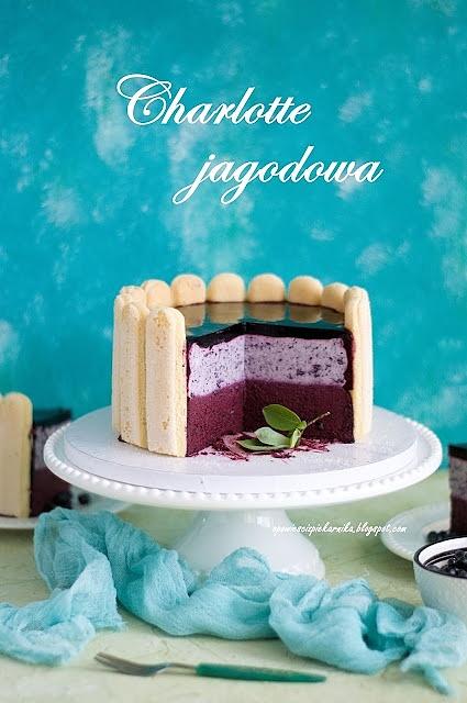 Charlotte jagodowa