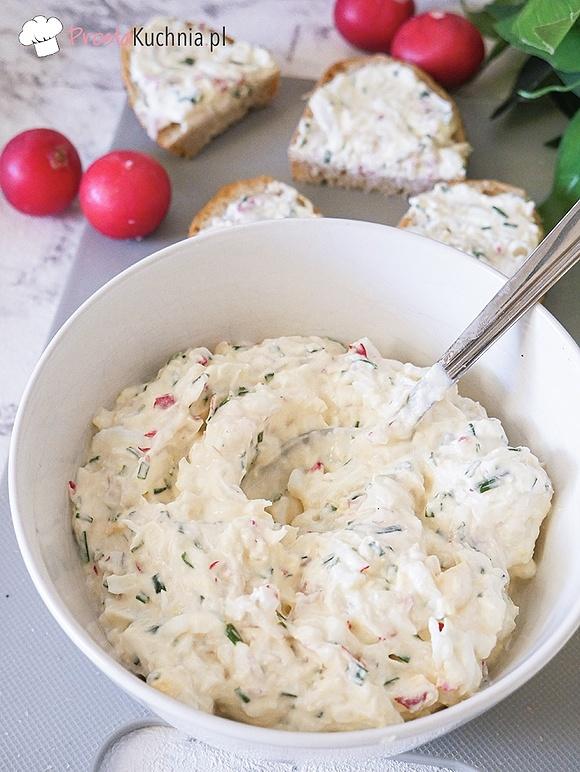 Kremowa pasta z rzodkiewką