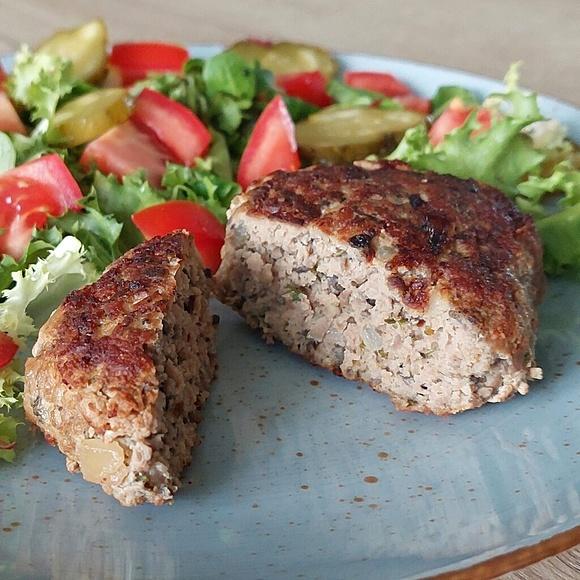Kotlety mielone z pieczarkami - keto, lchf, bez laktozy