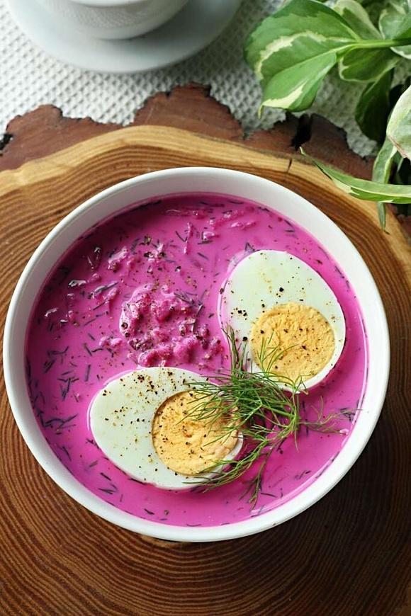 Chłodnik litewski z burakami bezcukrowy light keto diet