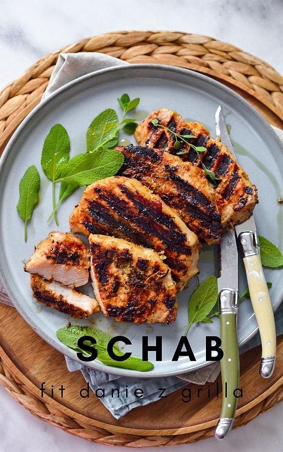 Fit mięso z grilla - mój pomysł na schab