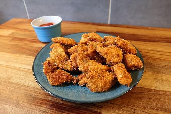 Pieczone nuggetsy z kurczaka