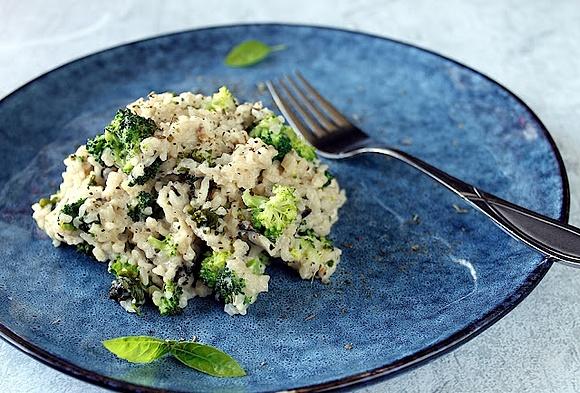 Risotto z brokułem i mascarpone